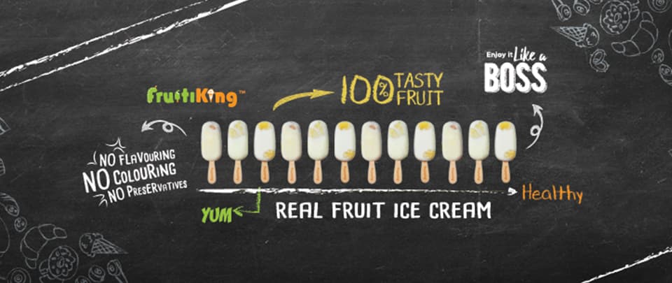 Fruiti King - Real Fruit Ice Cream