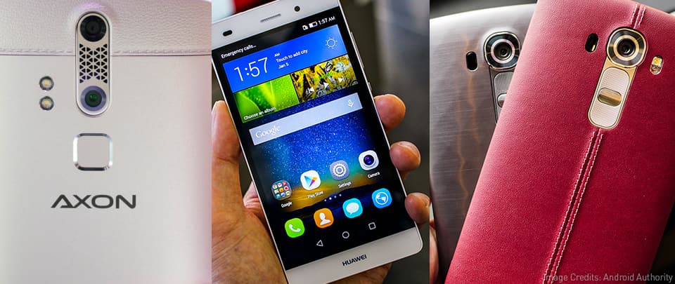 Smartphone Battle Part 1: ZTE Axon Elite, Huawei P8, LG G4