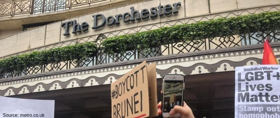 Wall Street Banks Boycott Brunei-Owned Hotels