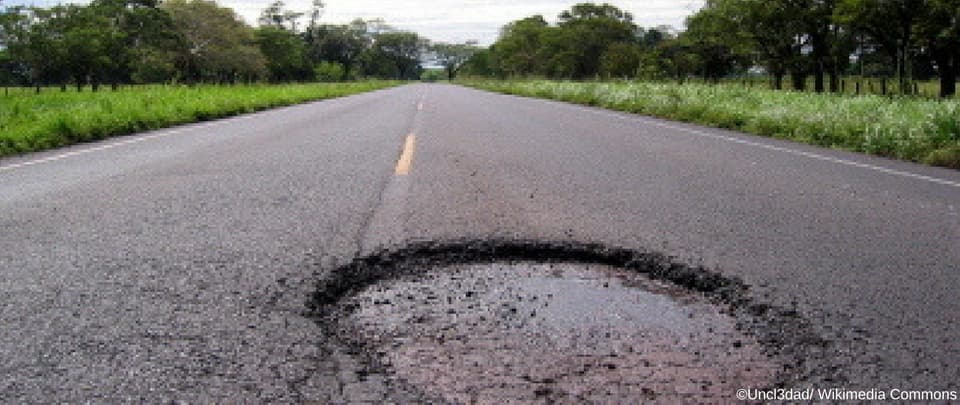 Goodbye Potholes, Hello Rubberised Roads