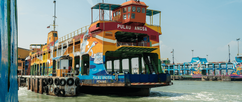 Motorcyclists Happy With New Penang Ferry