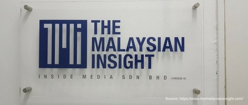 The Malaysian Insight Suspends Publication, Citing Financial Difficulties