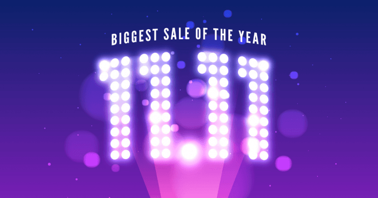 Today on Twitter: Time for the 11.11 Sale!