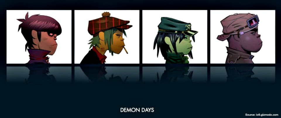 (Untitled) #38 feat. Demon Days, by Gorillaz