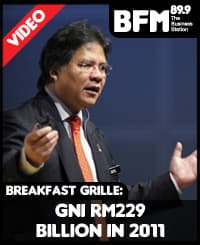 GNI RM229 billion in 2011