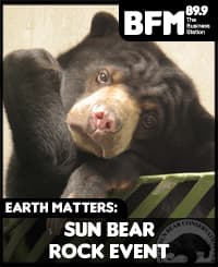 Sun Bear Conservation & the Rockin' 4 the Environment: Sun Bear Rock event